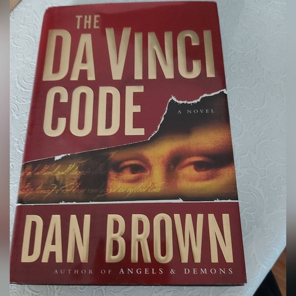 🤯2/$15 The Da Vinci Code by Dan Brown hardcover book